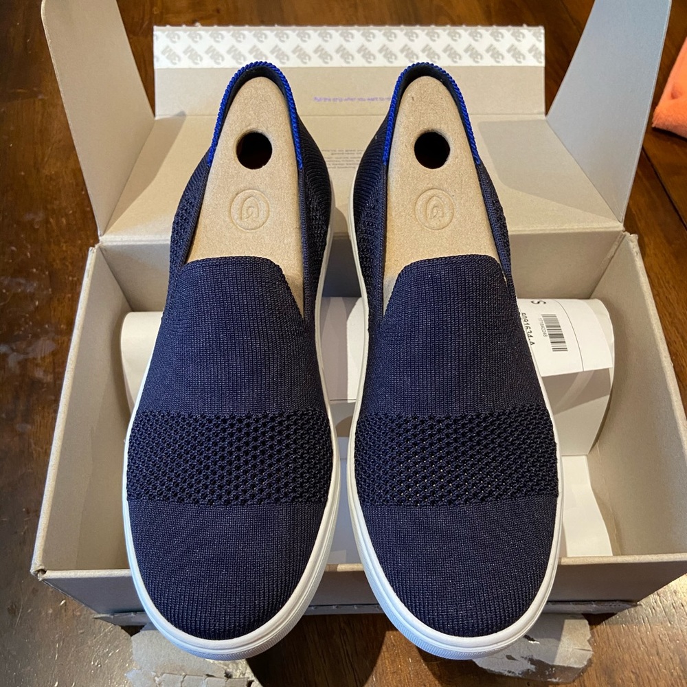 NEW Rothys Maritime Lattice Stitch Sneaker RETIRED